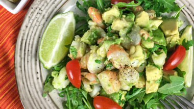 KetoAvocadoShrimpSalad_vertical_plated